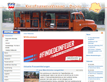 Tablet Screenshot of kfv-dachau.de